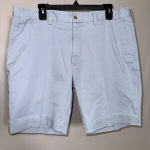 Polo Ralph Lauren Mens Classic Fit 9" Chino Shorts Light Blue‎ Cotton Size 36